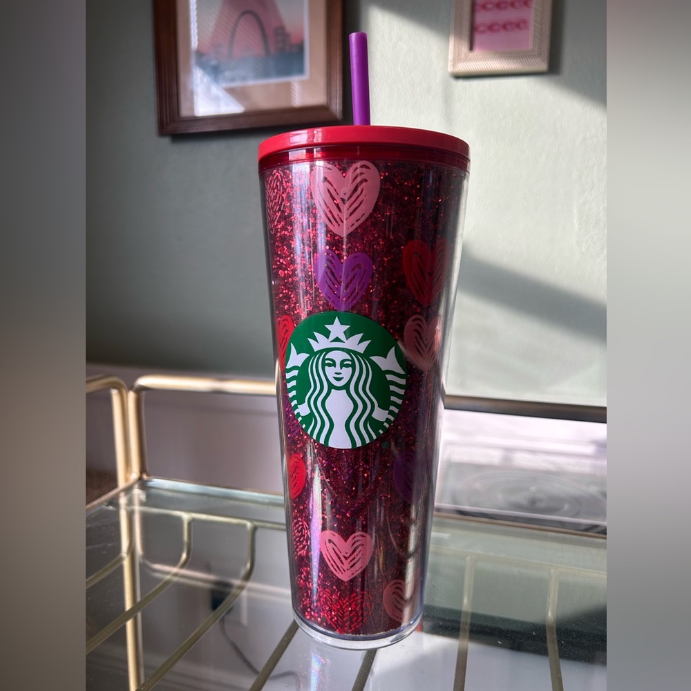 2022 Starbucks Valentines Day heart tumbler
